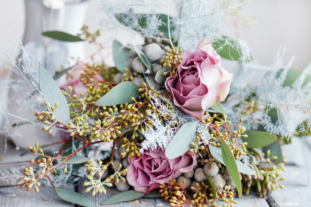 bouquet de mariées hiver
